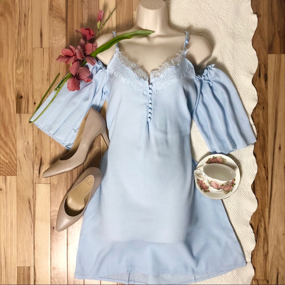 Cold shoulder dress